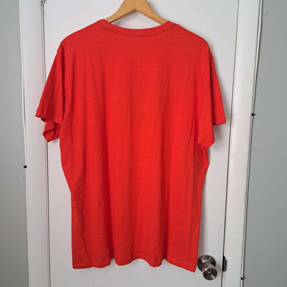 CAT Caterpillar T-Shirt Red Men's 2XL - Picture 2 of 4